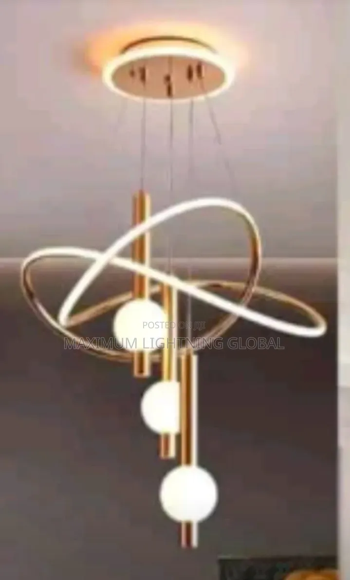 Led Microphone Chandelier