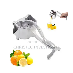 Heavy Duty Aluminum Manual Juice 23.5x12x6.5cm Silver Easy Clean