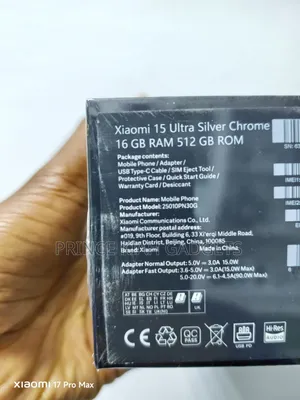 New Xiaomi 15 Ultra 512 GB Silver