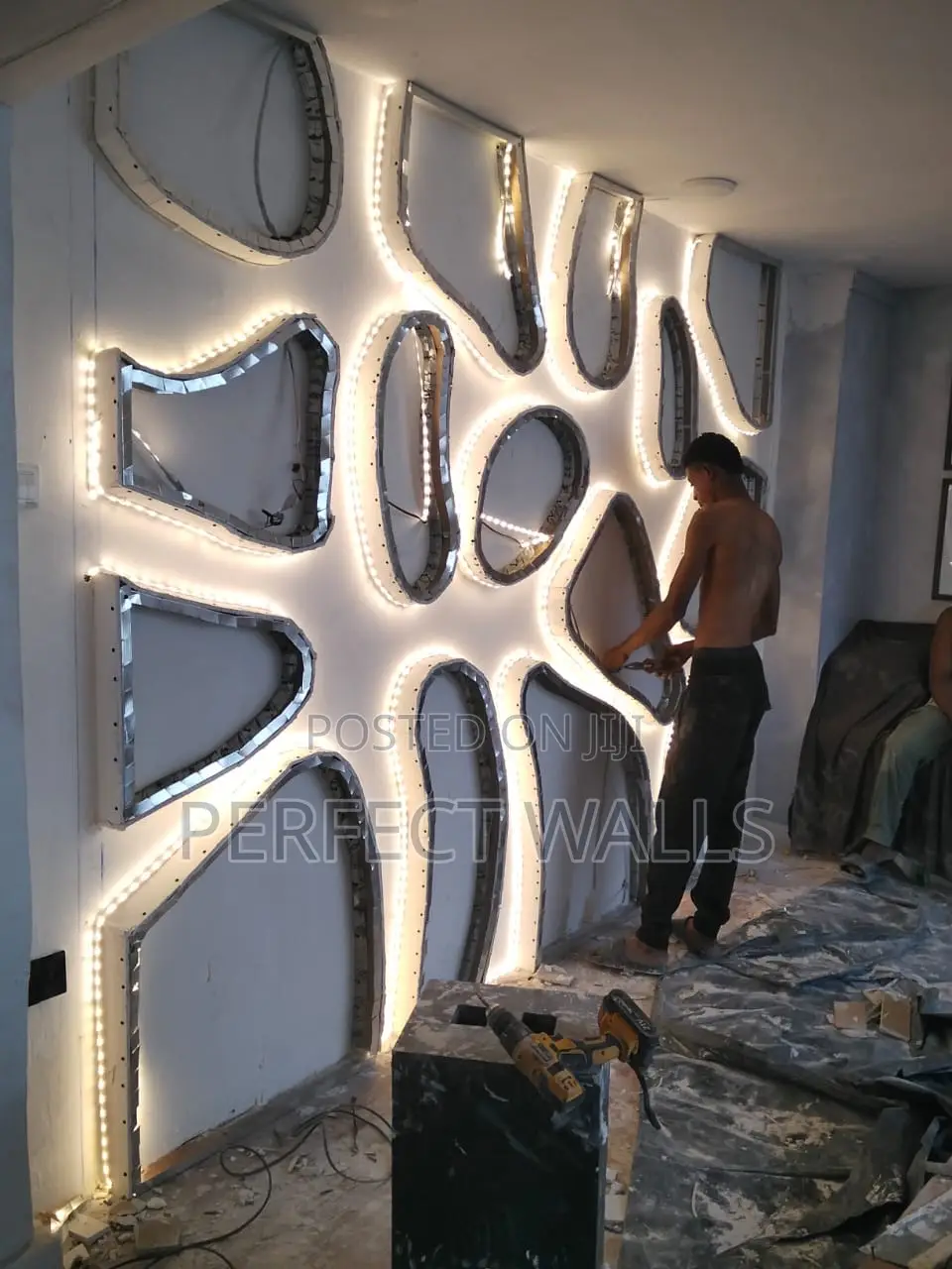 Wall Design With Plaster Boards