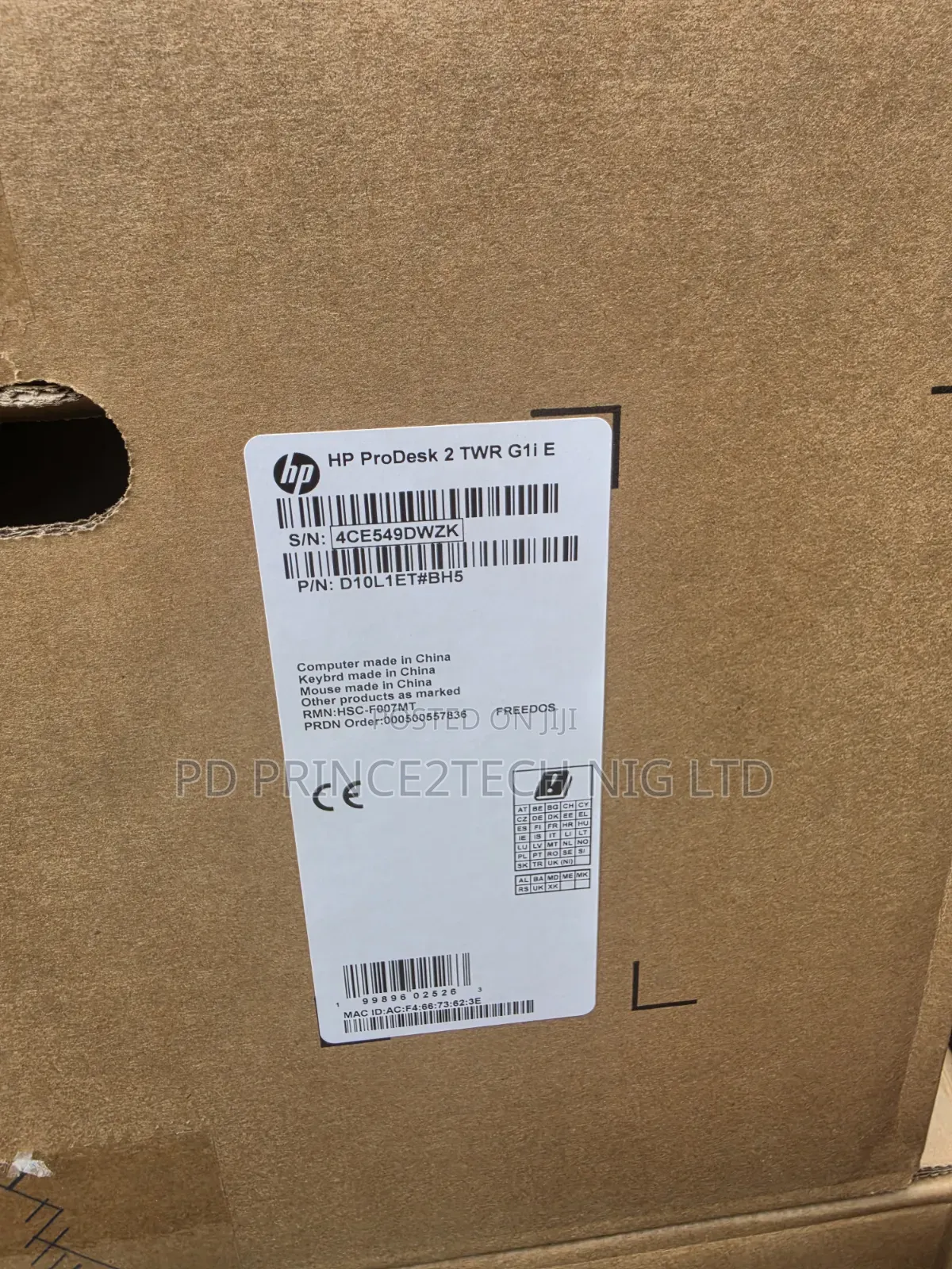 New Desktop Computer HP 290 G9 8GB Intel Core i3 SSD 512GB