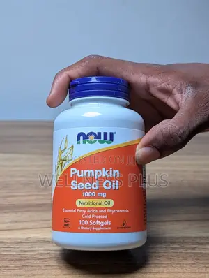 Now Pumpkin Seed Oil 1000mg 200 Softgels | Prostate Hair | Lagos