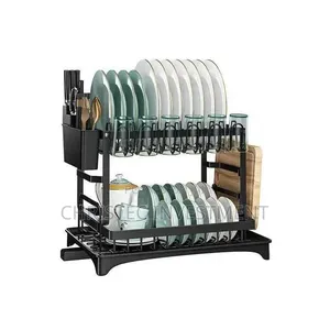 2-Tier Dish Drainer Rack