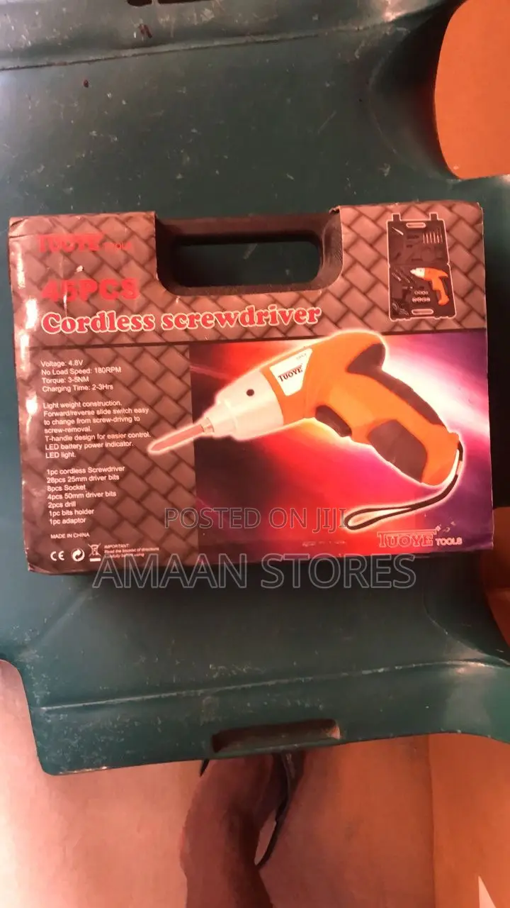 45pcs Cordless Screwdriver