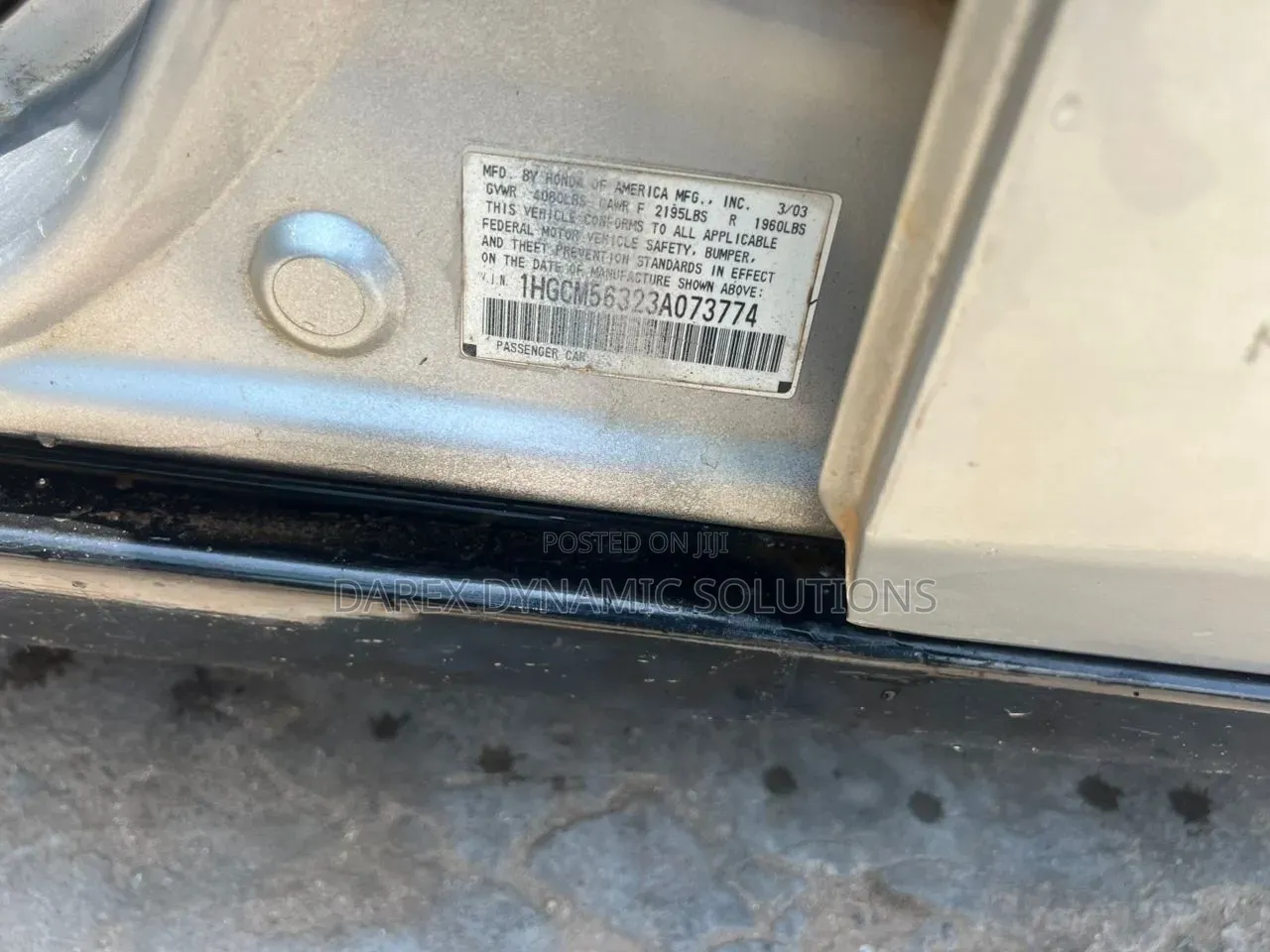 Honda Accord Automatic 2004 Silver
