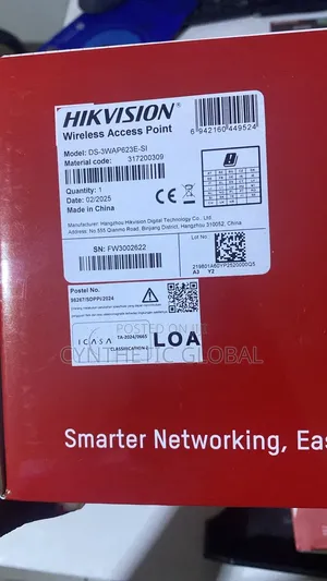 Ds-3wap623e-Si Hikvision Wifi 6 3000m Outdoor Accesspoint