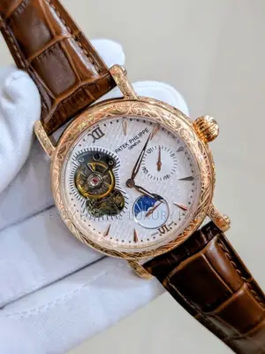 High Quality Luxury Patek Philippe Leather Wristwatch