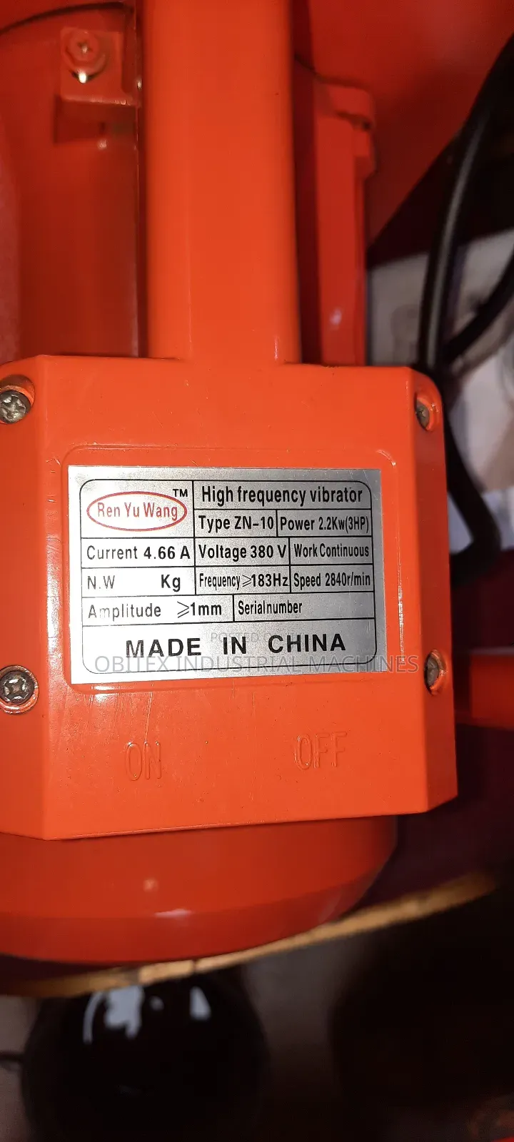 Electric Concrete Vibrator Machine