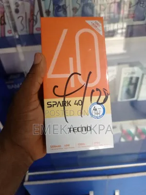 New Tecno Spark 40 128 GB Black