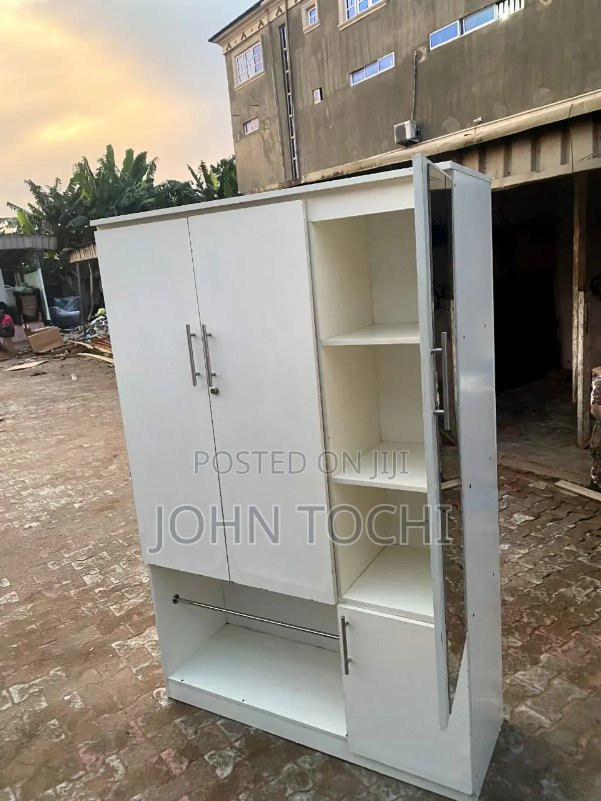 4 by 6 Wardrobe With Mirror