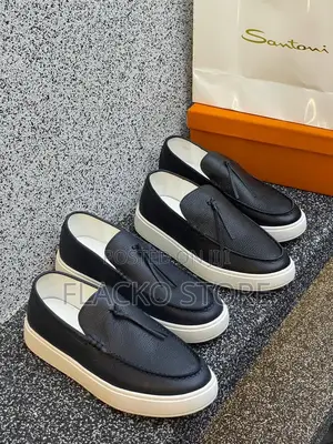 Original Santoni Tassel Leather Sneakers