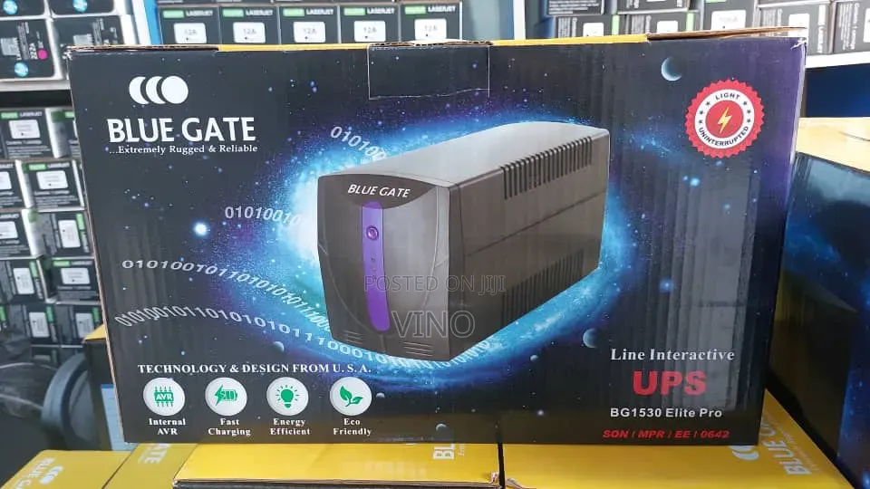 Bluegate Uninterrupted. Power Supply Ups Battery Back Up 1530va