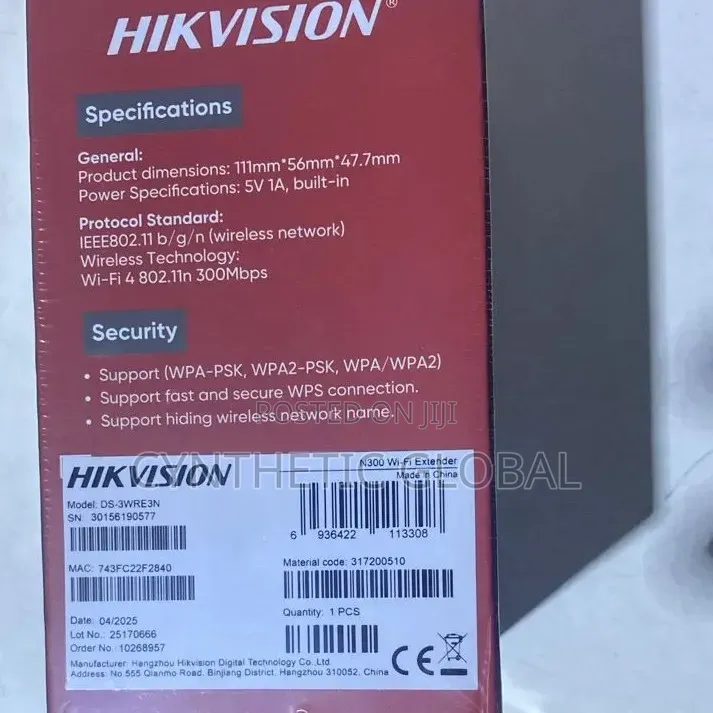 Ds-3wre3n Hikvision Wifi Extender