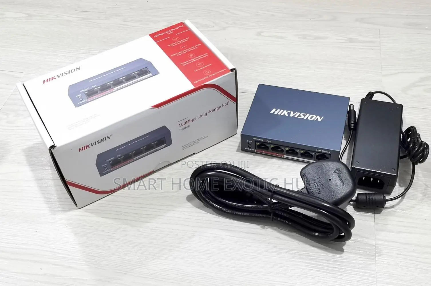 Hikvision 4 Port Poe Switch