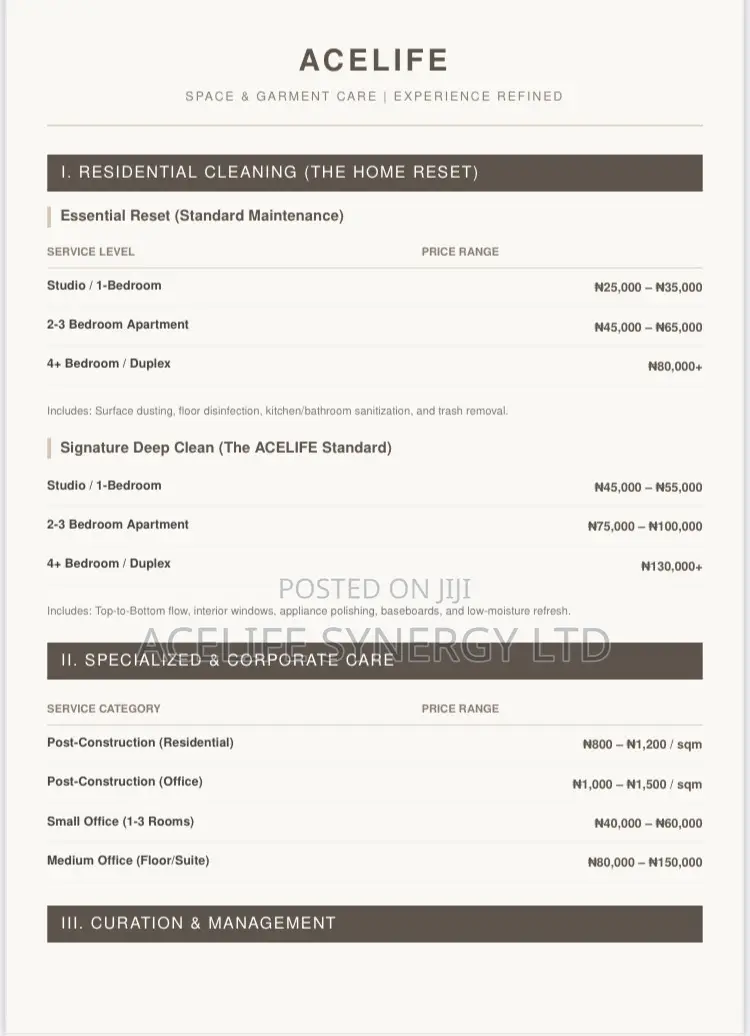 Cleaning Services
