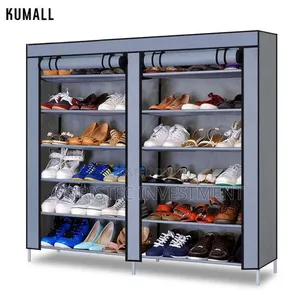 Kumall 6 - Layer Large Capacity Shoe Rack Storage Cabinet With Double
