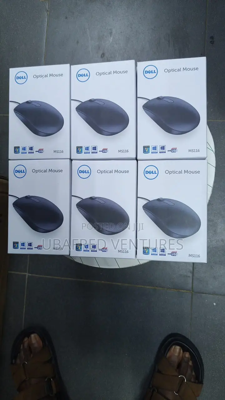 Dell Ms116 Wired Optical Mouse – High Precision, Comfortable Durable