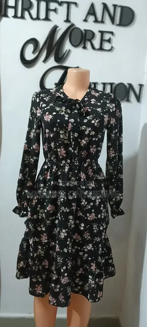 Floral Midi Dress ( Thrift)