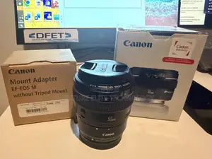 Canon Ef 50mm F/1.4 Usm Lens With Mount Adapter E-F-Eos M