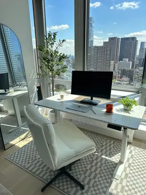 Smart Adjustable Height Gaming Desk and Ergonomic Chair