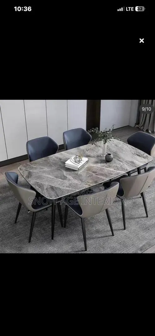 Marble Dining Set (6seater)