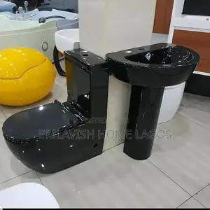 Black England Water Closet Set