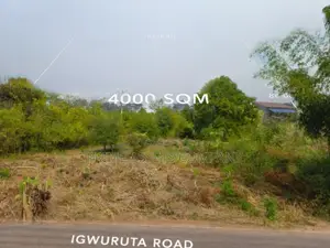 8 Plots Of Frontage Land – On The Road At Igwuruta Market, Igwuruta.