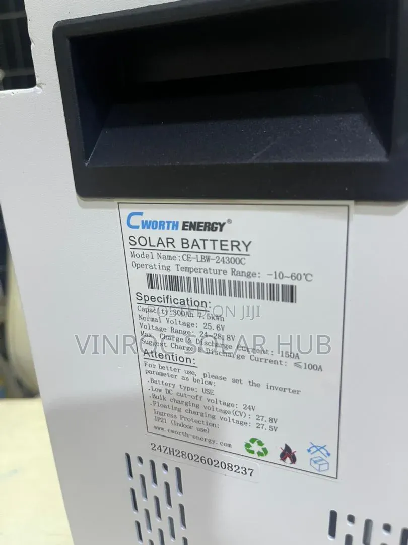 7.5kwh Cworth Lithium Battery