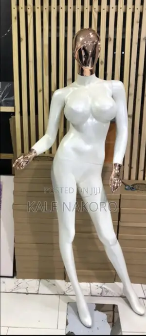 White and Rose Gold Mannequin