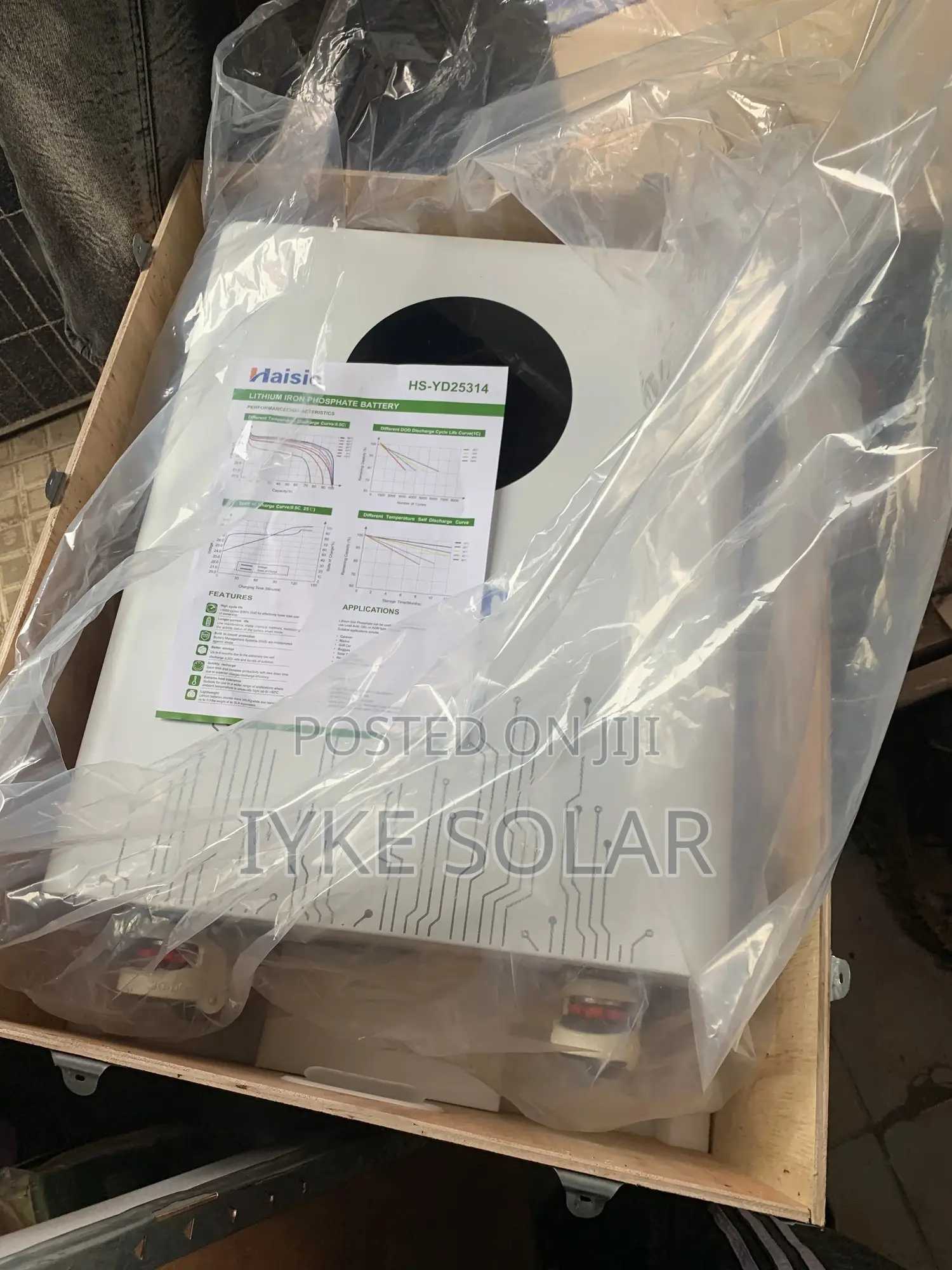 8kwh 24v Haisic Lithium Ion Battery