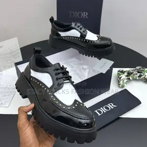 Christian Dior Shoe With Stones “Black White”*
