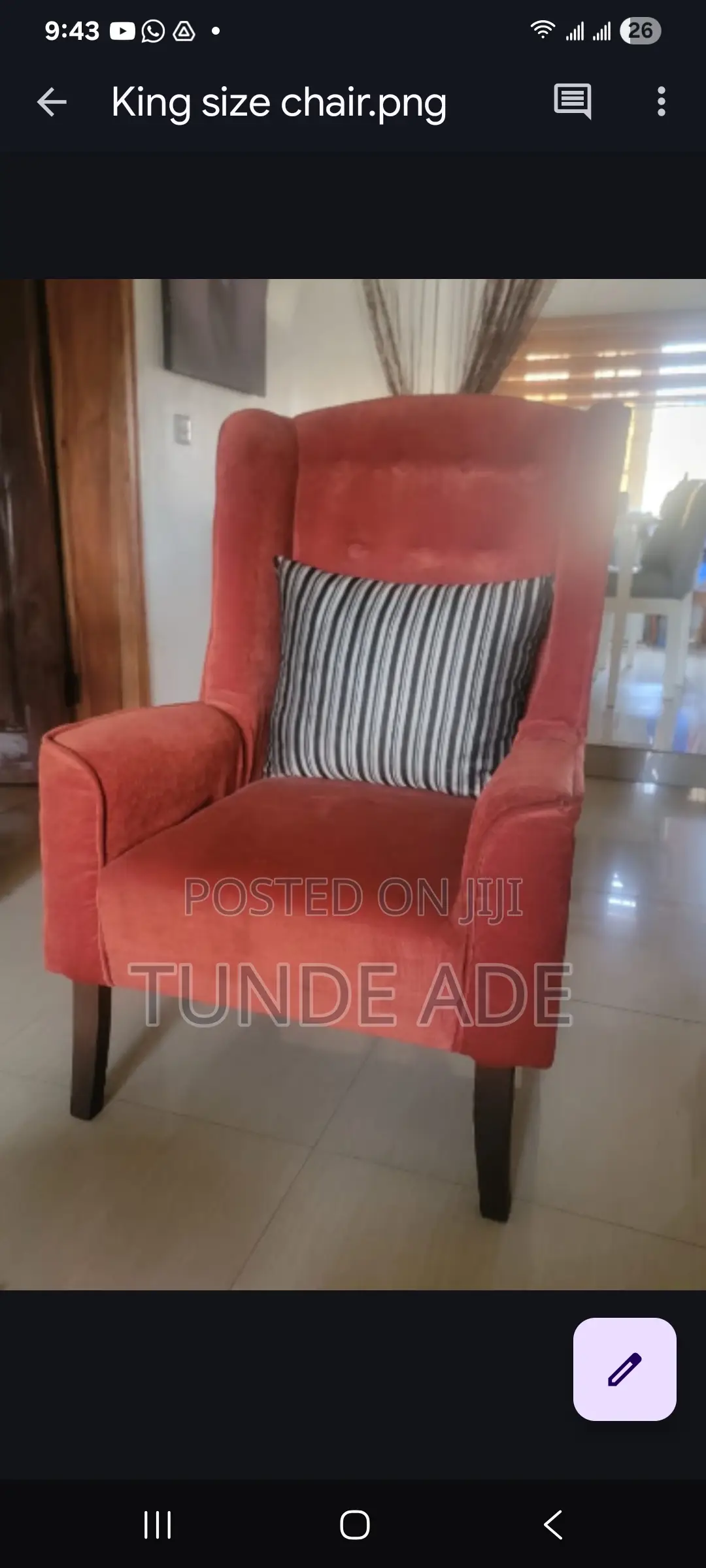King Size Chair