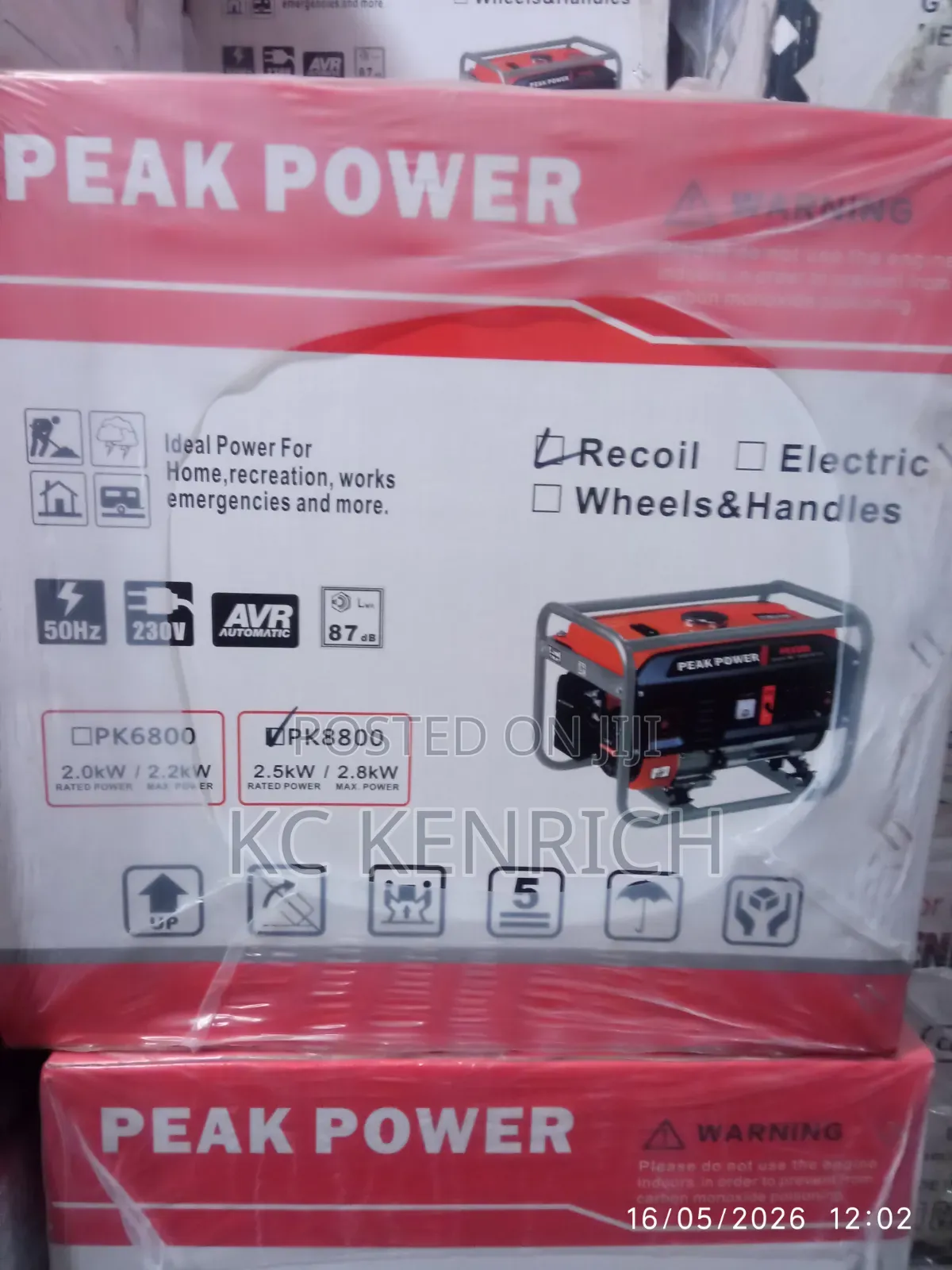 Peak Power Generator Pk8800