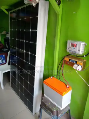 200ah Dry Cell Battery - 2000wtt Sachet Inverter - 60ah Solar Charge.