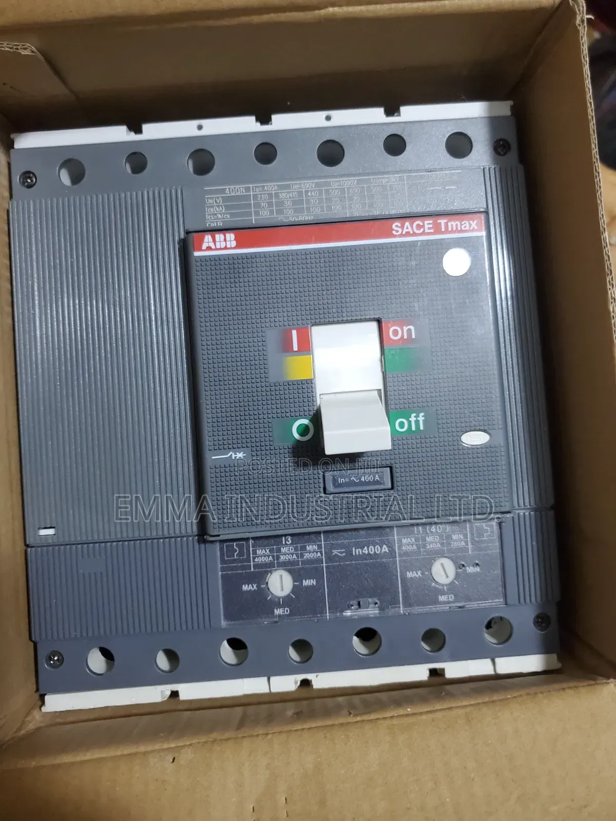 Timax Abb Breaker 400amp 4pole