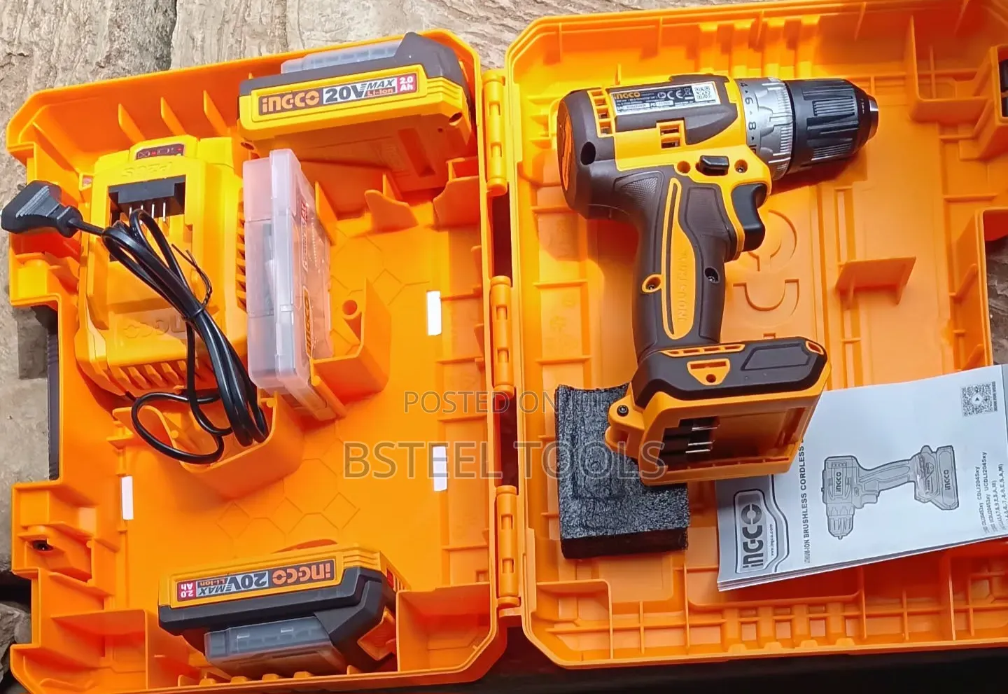 Ingco Cordless Screw Machine – Powerful Portable Drill Driver