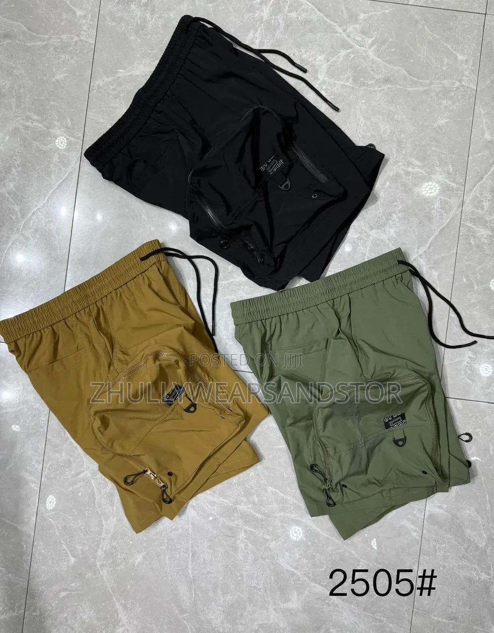 High Quality Luxury Cargo Pockets Shorts