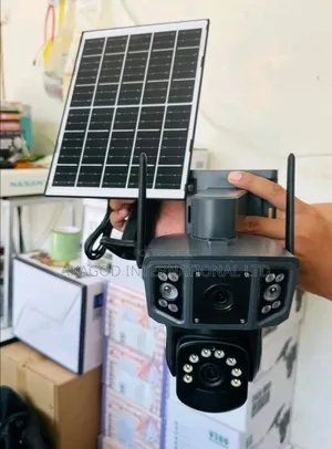 Dual Lens Solar CCTV Camira