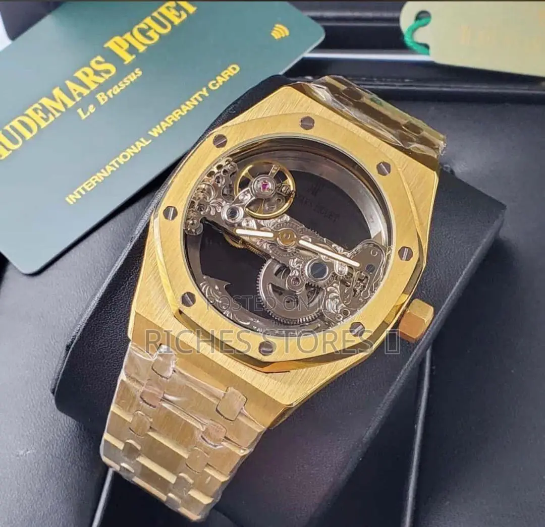 Automatic Audermas Piguet Watch Transparent Back