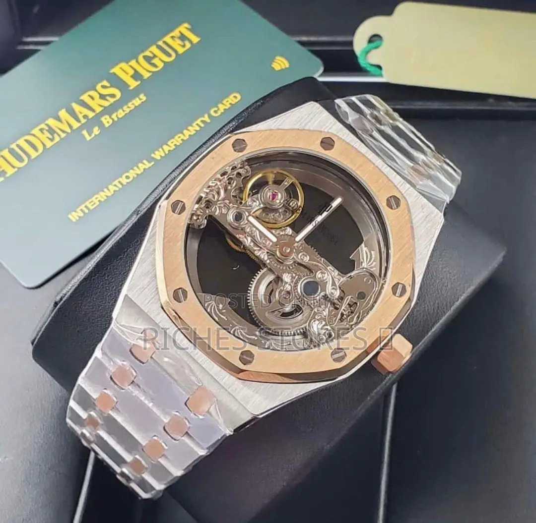 Automatic Audermas Piguet Watch Transparent Back