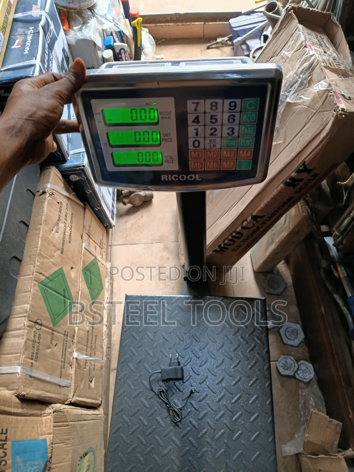 Ricool 150kg Platform Scale – Double Face Heavy Duty Digital Scale