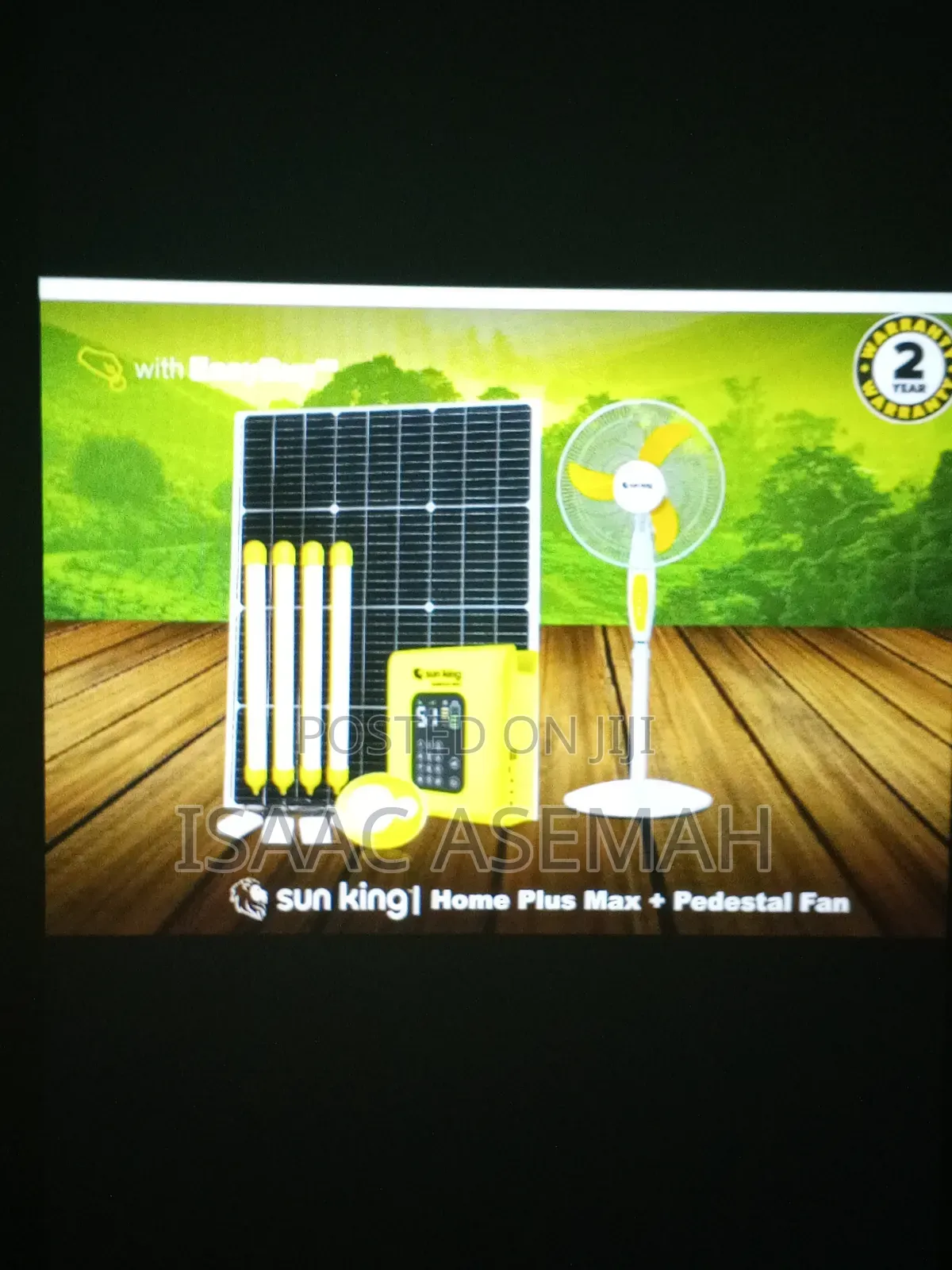Sunking Solar Standing Fan