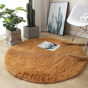 4ft Round Fur Rug- 120by120cm