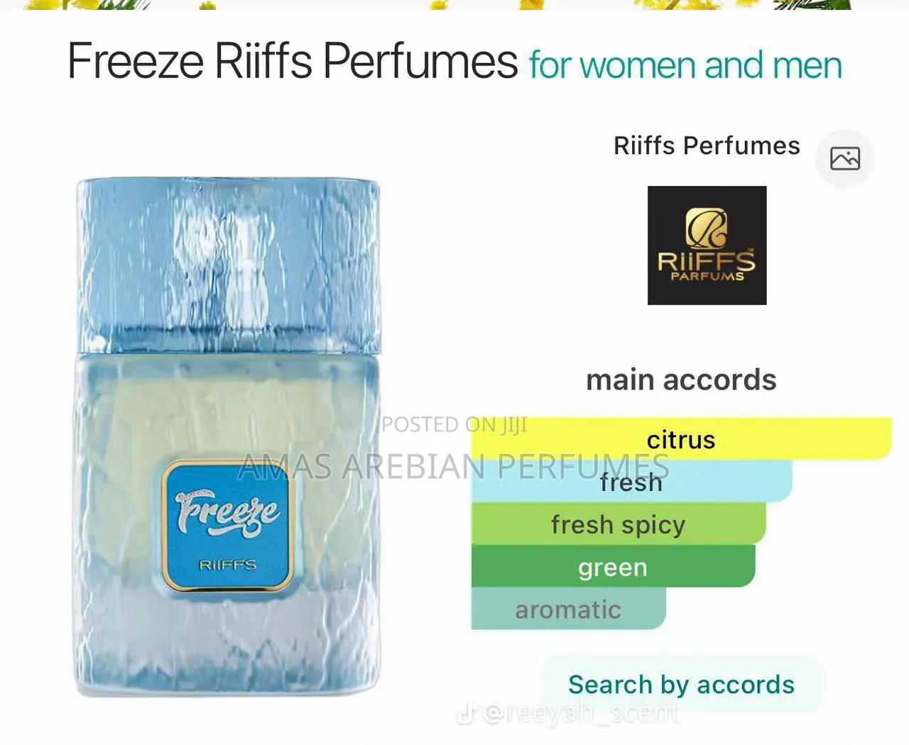 Freeze Riiffs Perfume