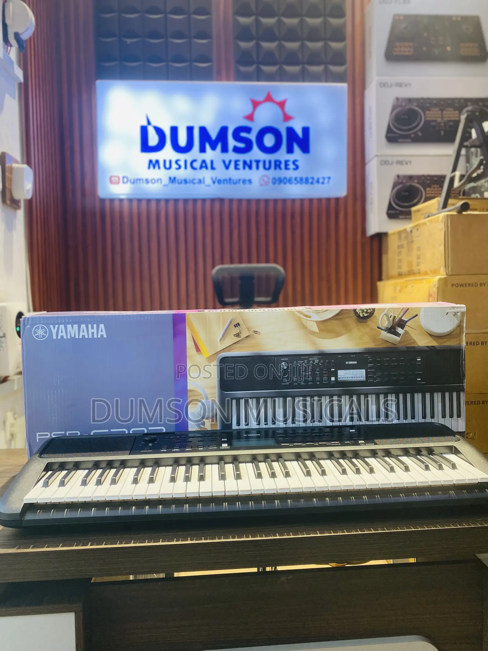 Yamaha PSR E383 Keyboard 61 Keys