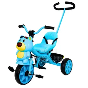 Bear Tricycle With Pushbar For Age 7months To 4 Years