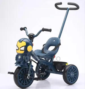 Robot Tricycle With Pushbar for Age 7monthsto 4 Year