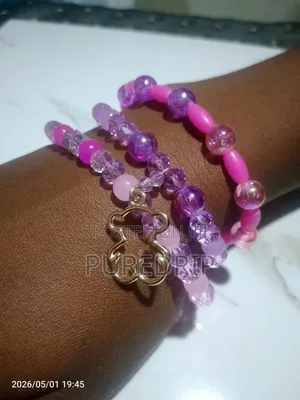  Amethyst Aura Stack Bracelet