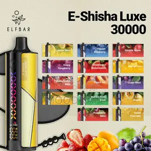 Original Elfbar Luxe Puffs E- Shisha Long Lasting Vape