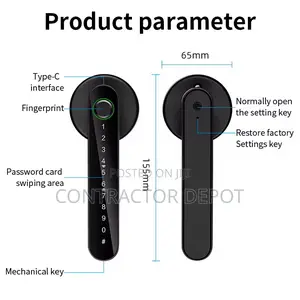 Fingerprint Door Lock Tuya Smart Home Security